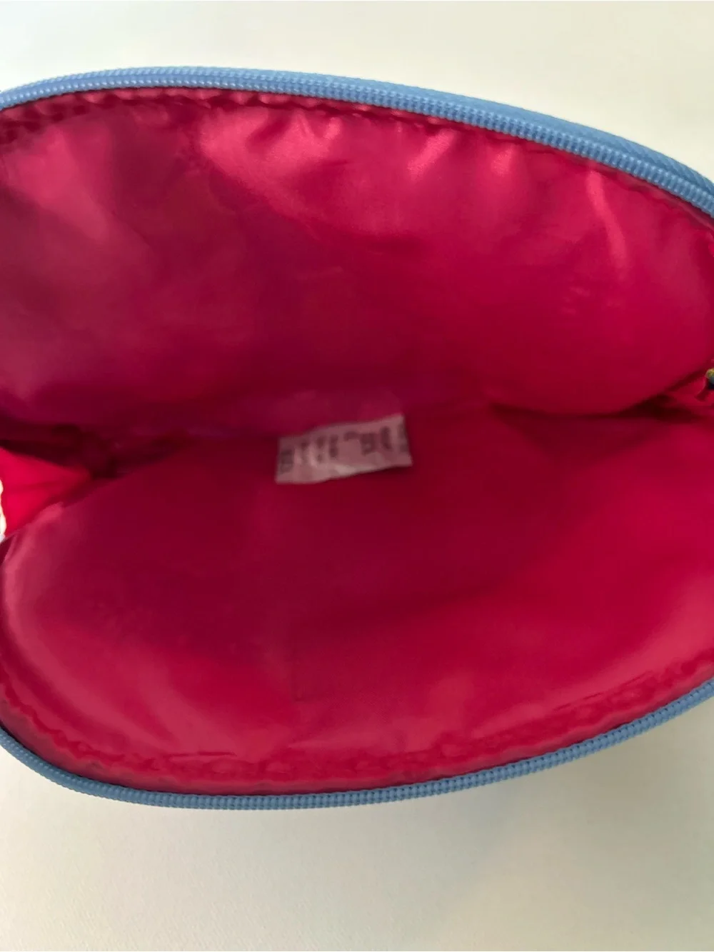 Lilly Pulitzer x Estee Lauder Blue Floral Butterfly Cosmetic Makeup Bag Pouch